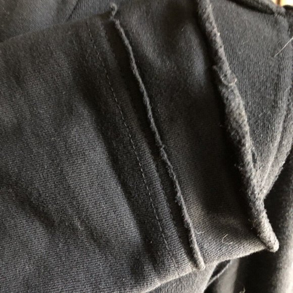 Lili & Q Black Jacket with Mandarin Collar Festival Jacket Boho Clothing Small - Picture 3 of 8